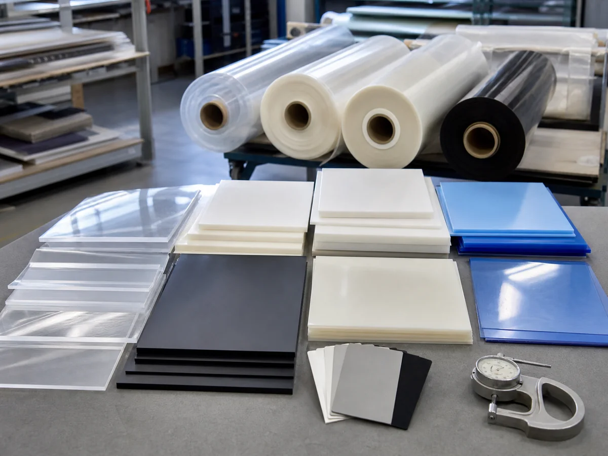Plastic sheet material selection for thermoforming projects