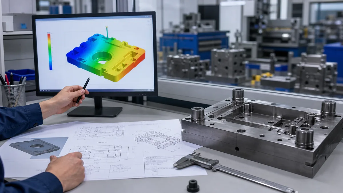 Mold flow analysis and injection mold design review