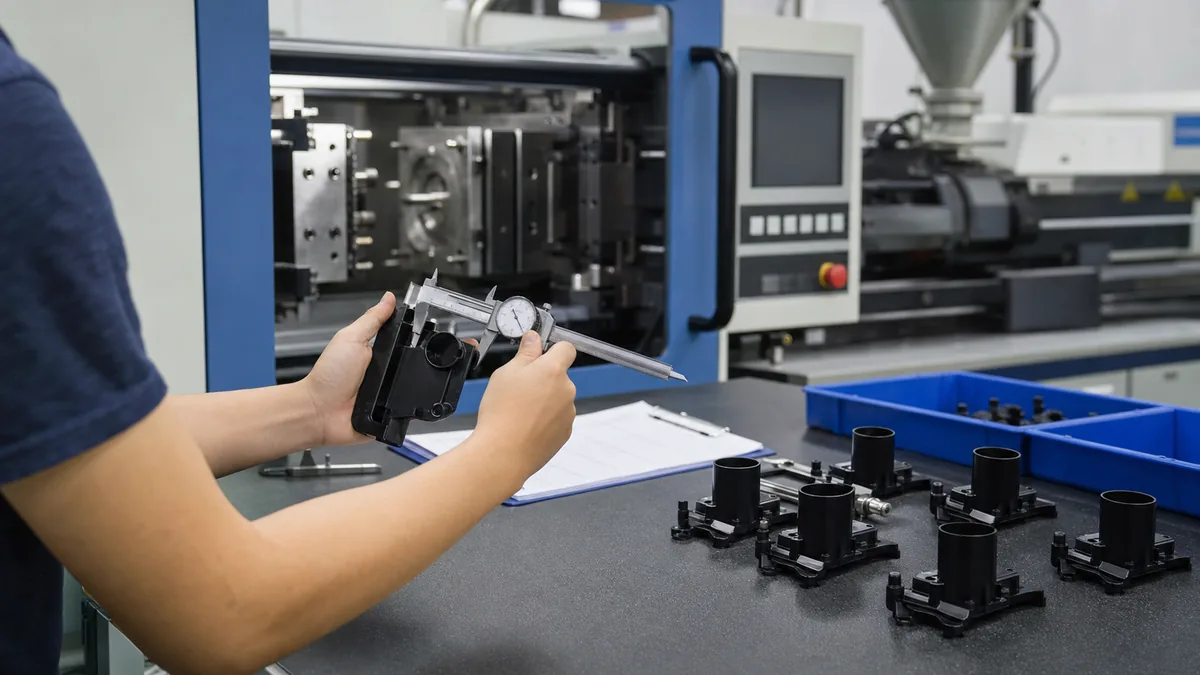 Mold trial sample inspection and project review for injection molding case studies